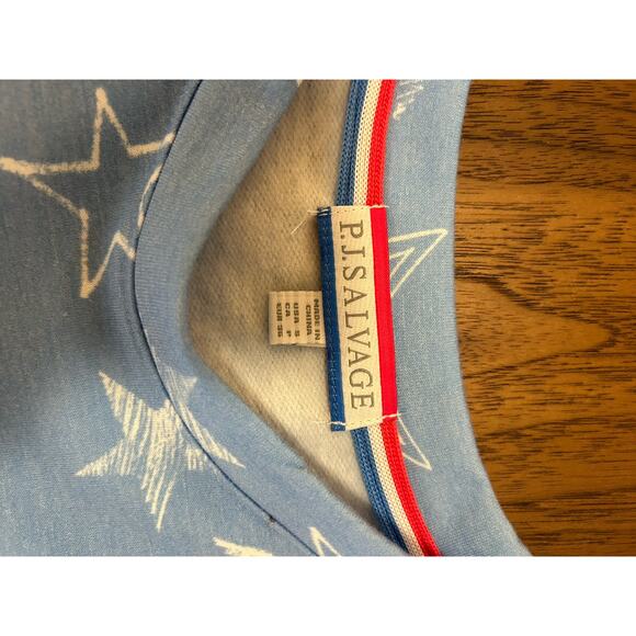 P.J. Salvage Bottoms Mountain Mama Banded Pant and Star Spangled Long Sleeve Top - Picture 8 of 13